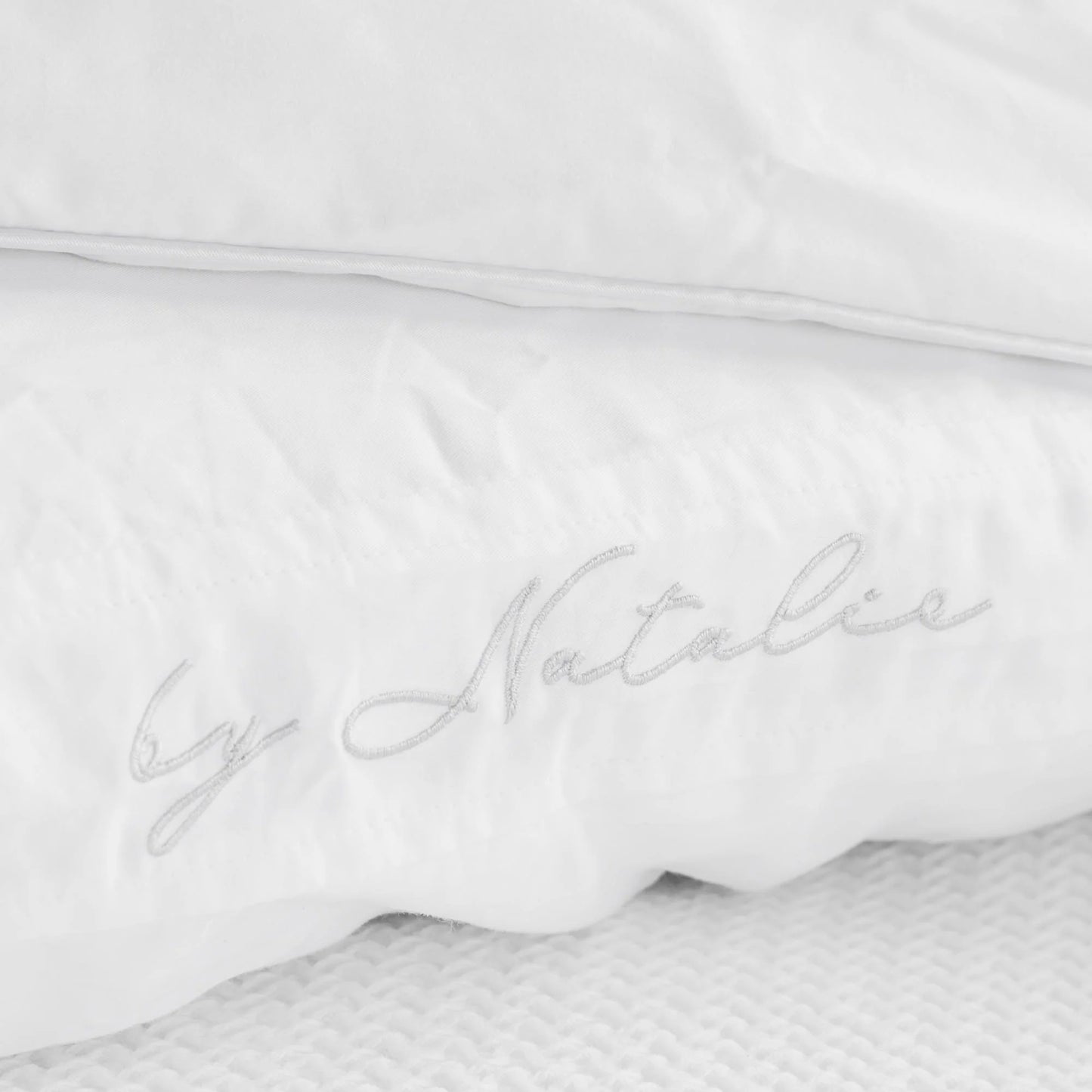 Cooling Memory Foam Pillow & Goose down Topper Set