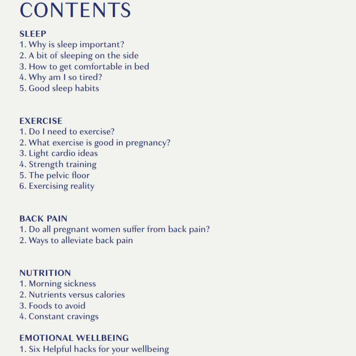 Mummy Manual - A simple guide to keeping healthy & well durning pregnancy