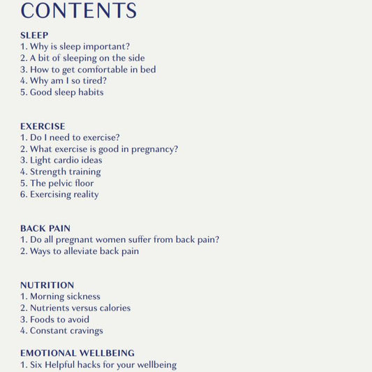 Mummy Manual - A simple guide to keeping healthy & well durning pregnancy