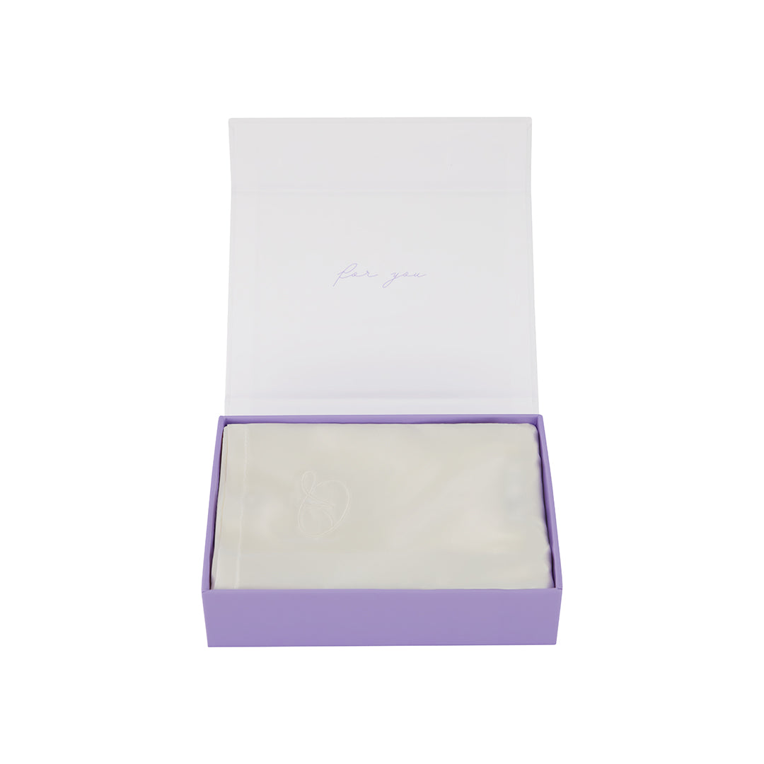 Luxury Sleep Trio: Cooling Memory Foam Pillow, Silk Pillowslip + Goose Down Topper