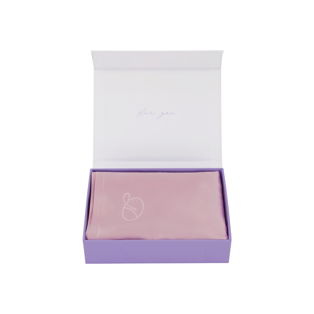 Luxury Sleep Trio: Cooling Memory Foam Pillow, Silk Pillowslip + Goose Down Topper