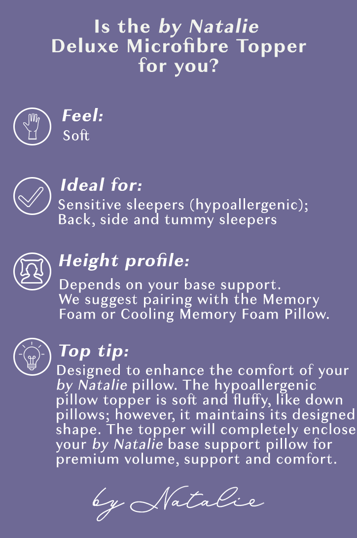 Luxury Sleep Trio: Cooling Memory Foam Pillow, Silk Pillowslip + Microfiber Topper - Save $114!