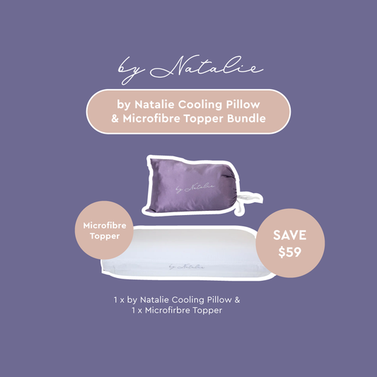 Cooling Memory Foam Pillow & Deluxe Microfibre Pillow Topper