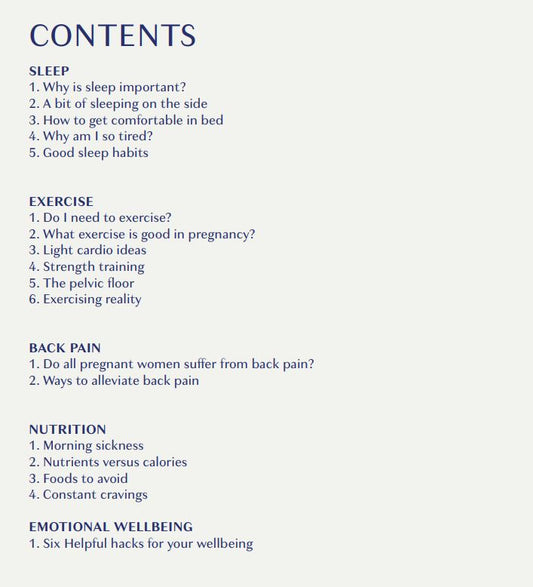 Mummy Manual - A simple guide to keeping healthy & well durning pregnancy