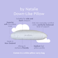 by Natalie Down-Like Pillow
