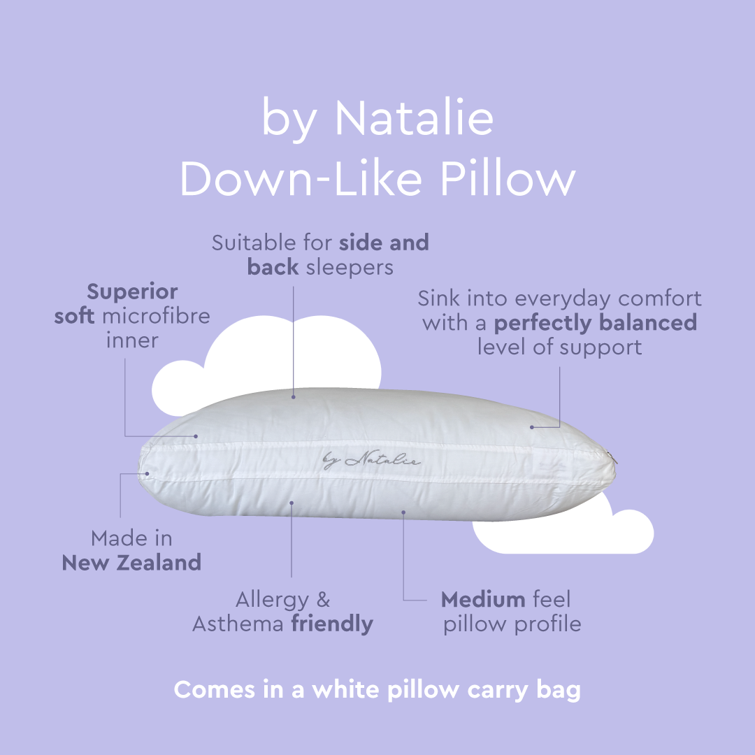 by Natalie Down-Like Pillow