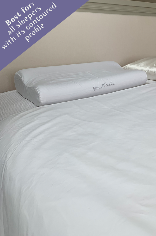 by Natalie Gel Infused Memory Foam Pillow - Contoured